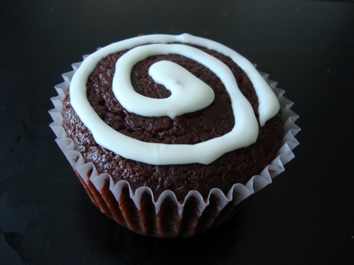 Red Velvet Beet Cupcake with Icing