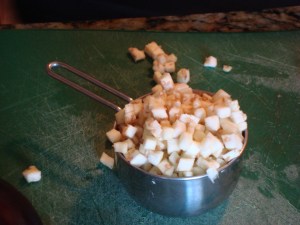 Finally - Chopped Eggplant!