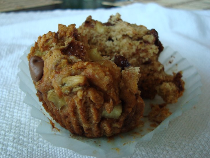 Eggplant Chocolate Chip Muffins
