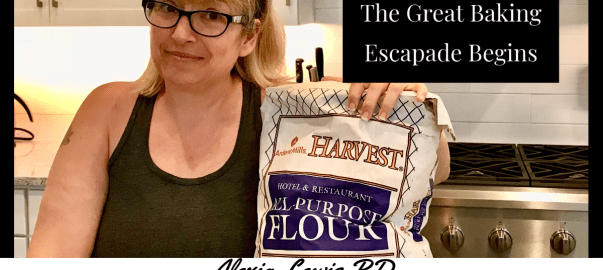 Alexia with Big Bag of Flour